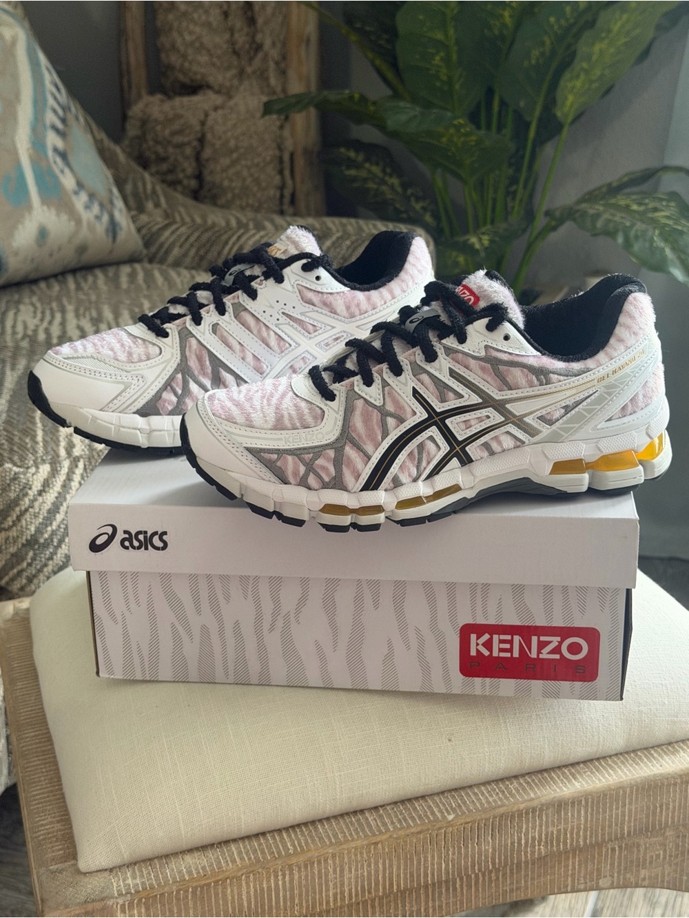 Kenzo × Asics Gel-Kayano 20 tiger-pattern sneakers - Men’s US 7.5/UK 6.5